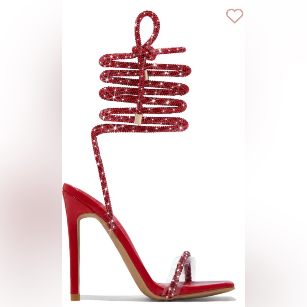 Brand New Sofia Embellished Lace Up Heels